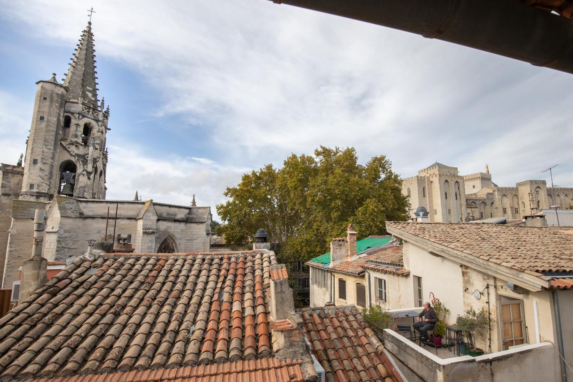 Le Ciel Du Palais - Intramuros - 2 Ch - Wifi Avignon Buitenkant foto