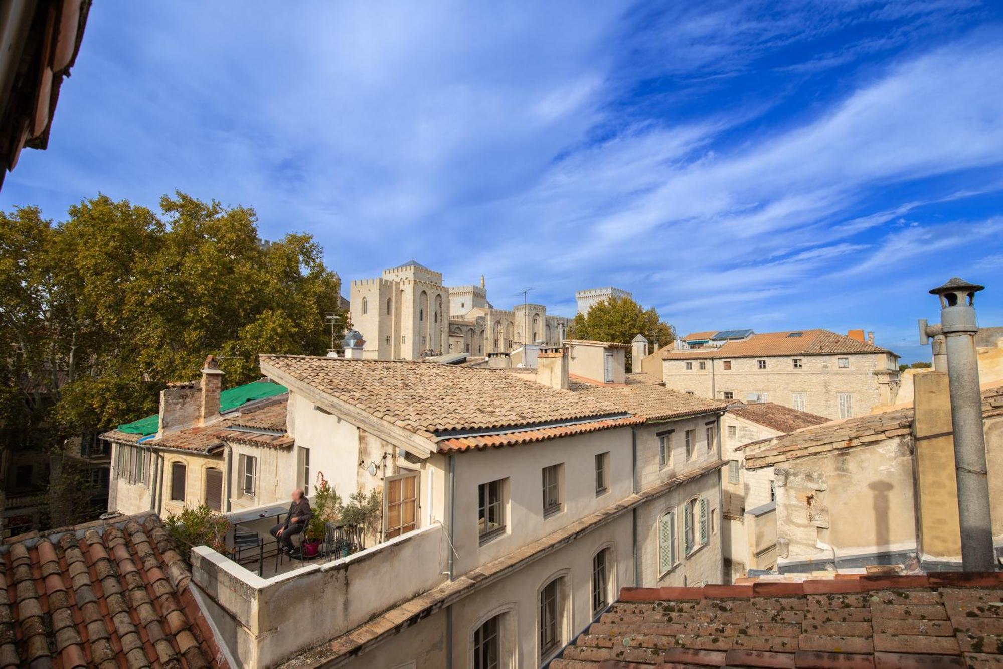 Le Ciel Du Palais - Intramuros - 2 Ch - Wifi Avignon Buitenkant foto
